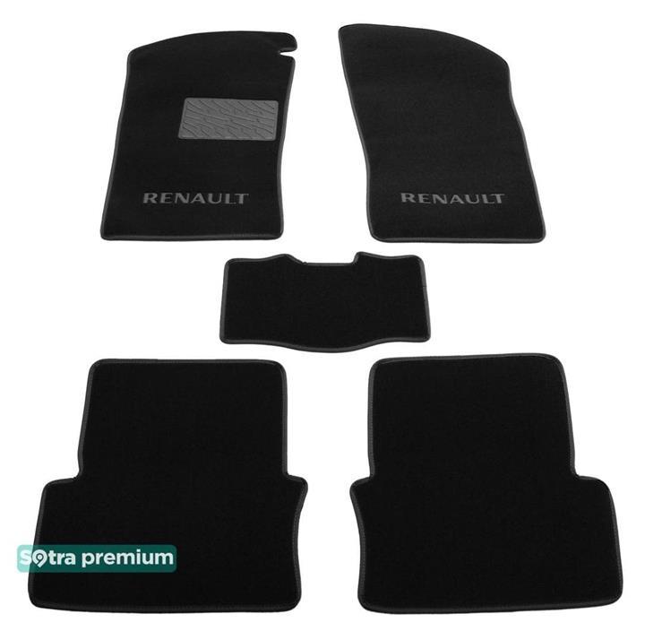Sotra 00091-CH-BLACK Interior mats Sotra two-layer black for Renault Laguna (1994-2001), set 00091CHBLACK: Buy near me in Poland at 2407.PL - Good price!