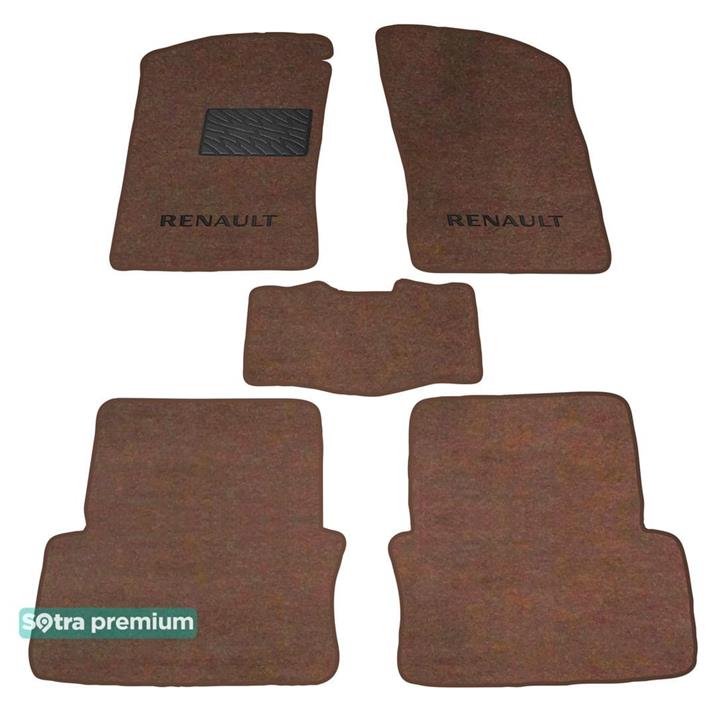 Sotra 00091-CH-CHOCO Interior mats Sotra two-layer brown for Renault Laguna (1994-2001), set 00091CHCHOCO: Buy near me in Poland at 2407.PL - Good price!
