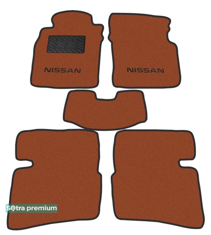 Sotra 00092-CH-TERRA Interior mats Sotra two-layer terracotta for Nissan Primera (1991-2001), set 00092CHTERRA: Buy near me in Poland at 2407.PL - Good price!