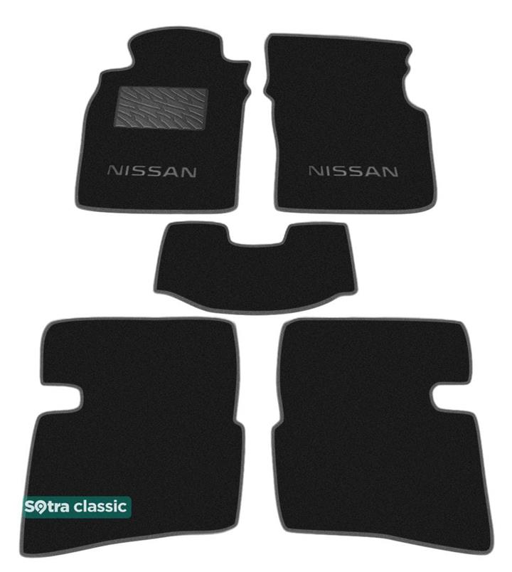 Sotra 00092-GD-BLACK Interior mats Sotra two-layer black for Nissan Primera (1991-2001), set 00092GDBLACK: Buy near me at 2407.PL in Poland at an Affordable price!