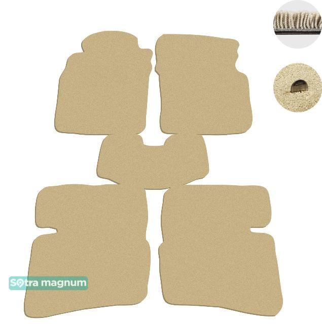 Sotra 00092-MG20-BEIGE Interior mats Sotra two-layer beige for Nissan Primera (1991-2001), set 00092MG20BEIGE: Buy near me in Poland at 2407.PL - Good price!