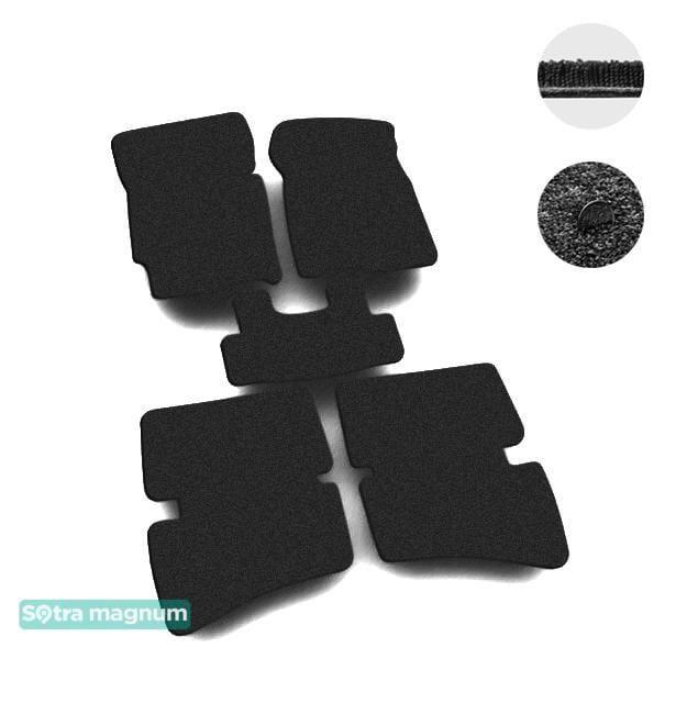 Sotra 00110-MG15-BLACK Interior mats Sotra two-layer black for Mazda Xedos 6 (1991-1999), set 00110MG15BLACK: Buy near me in Poland at 2407.PL - Good price!