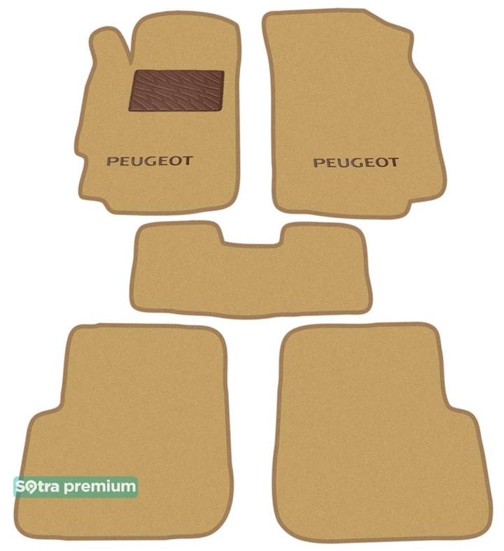 Sotra 00112-CH-BEIGE Interior mats Sotra two-layer beige for Peugeot 406 (1995-2004), set 00112CHBEIGE: Buy near me in Poland at 2407.PL - Good price!