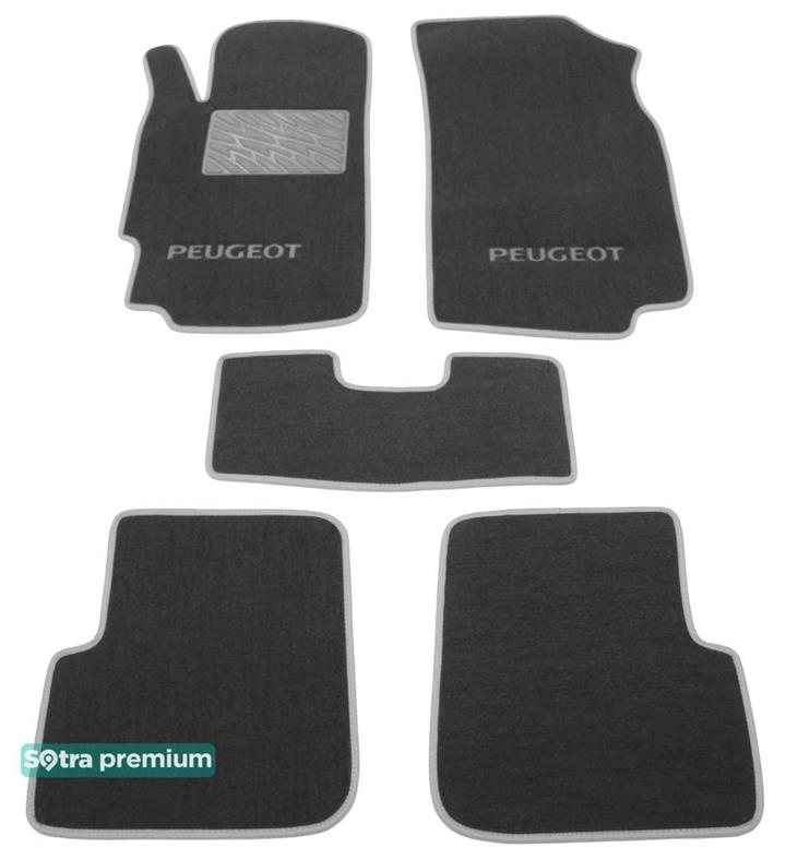 Sotra 00112-CH-GREY Interior mats Sotra two-layer gray for Peugeot 406 (1995-2004), set 00112CHGREY: Buy near me in Poland at 2407.PL - Good price!