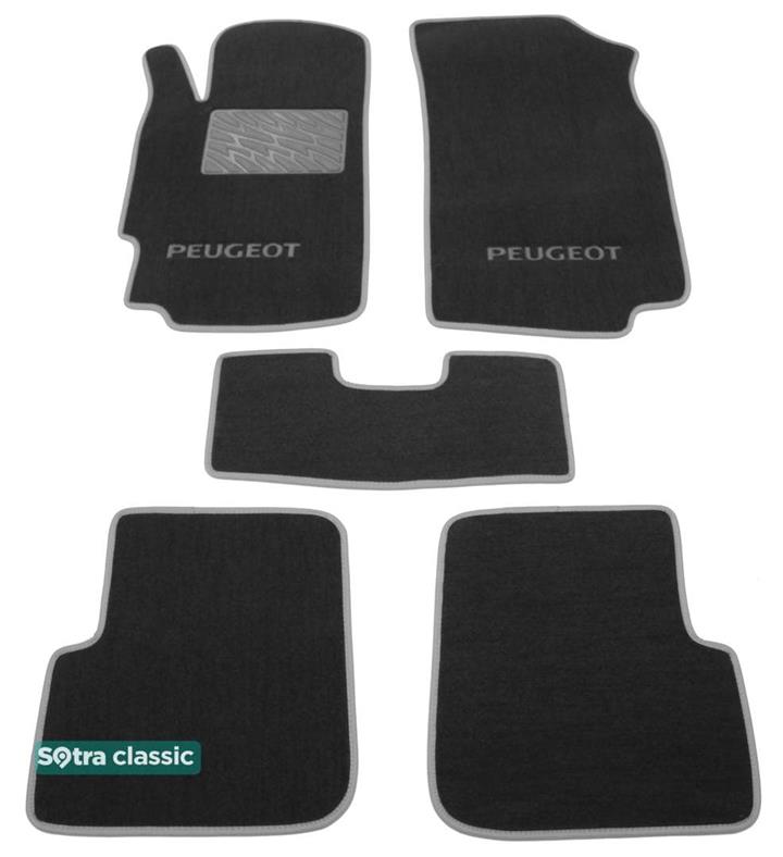 Sotra 00112-GD-GREY Interior mats Sotra two-layer gray for Peugeot 406 (1995-2004), set 00112GDGREY: Buy near me in Poland at 2407.PL - Good price!