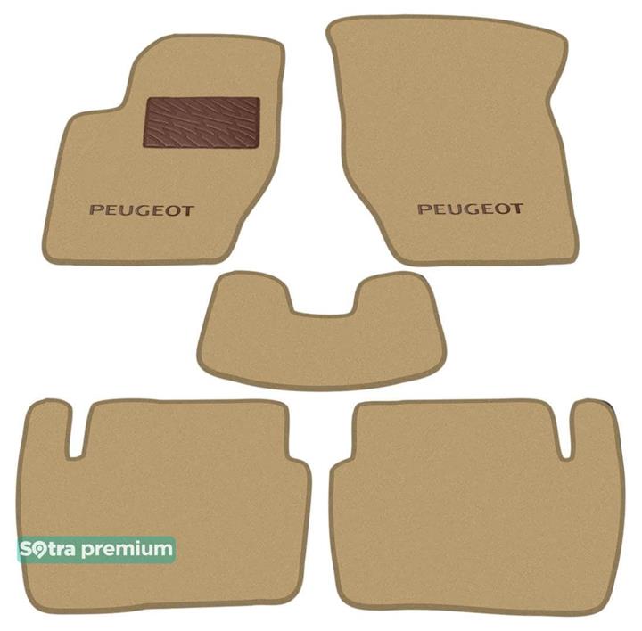 Sotra 00114-CH-BEIGE Interior mats Sotra two-layer beige for Peugeot 307 (2001-2008), set 00114CHBEIGE: Buy near me in Poland at 2407.PL - Good price!