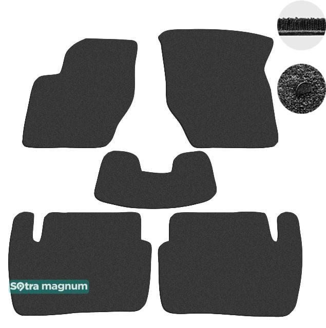 Sotra 00114-MG15-BLACK Interior mats Sotra two-layer black for Peugeot 307 (2001-2008), set 00114MG15BLACK: Buy near me at 2407.PL in Poland at an Affordable price!