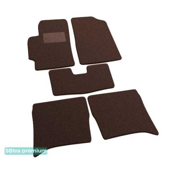 Sotra 00124-CH-CHOCO Interior mats Sotra two-layer brown for Toyota Camry (1992-1996), set 00124CHCHOCO: Buy near me in Poland at 2407.PL - Good price!