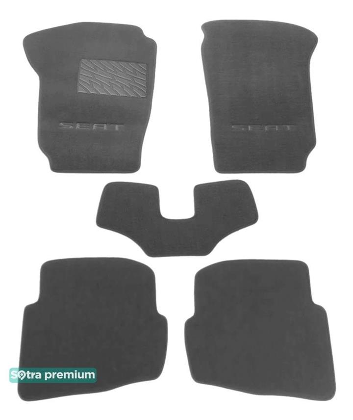 Sotra 00129-CH-GREY Interior mats Sotra two-layer gray for Seat Cordoba (2002-2008), set 00129CHGREY: Buy near me in Poland at 2407.PL - Good price!