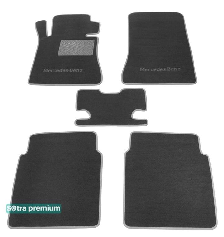 Sotra 00153-CH-GREY Interior mats Sotra two-layer gray for Mercedes S-class (1979-1992), set 00153CHGREY: Buy near me in Poland at 2407.PL - Good price!