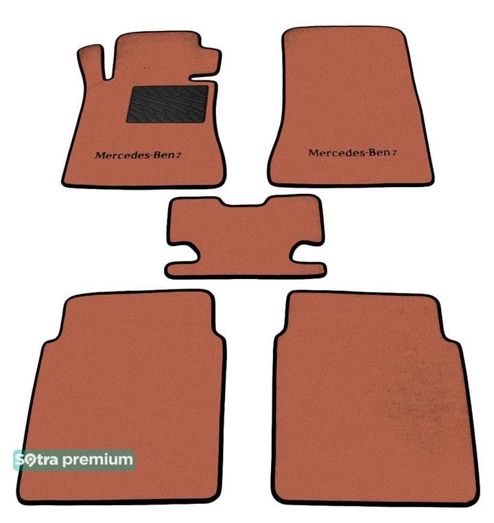 Sotra 00153-CH-TERRA Interior mats Sotra two-layer terracotta for Mercedes S-class (1979-1992), set 00153CHTERRA: Buy near me in Poland at 2407.PL - Good price!
