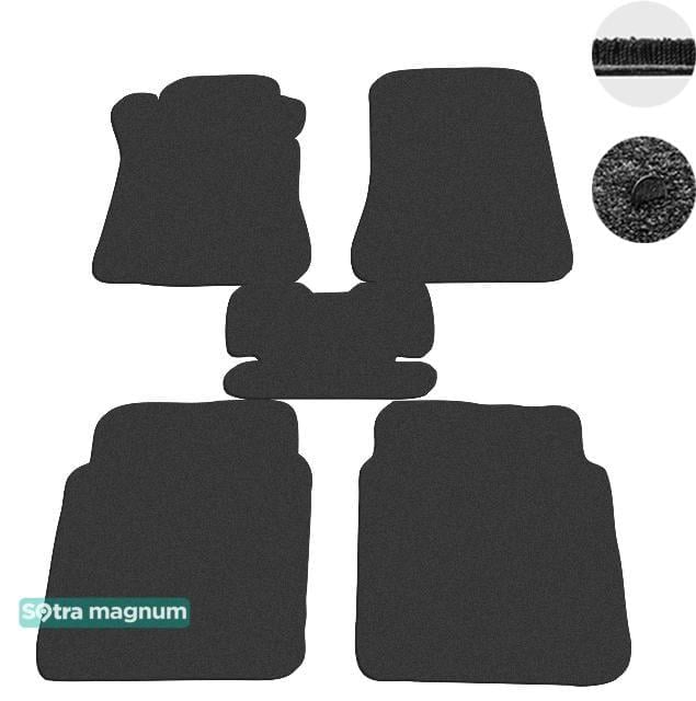 Sotra 00153-MG15-BLACK Interior mats Sotra two-layer black for Mercedes S-class (1979-1992), set 00153MG15BLACK: Buy near me in Poland at 2407.PL - Good price!