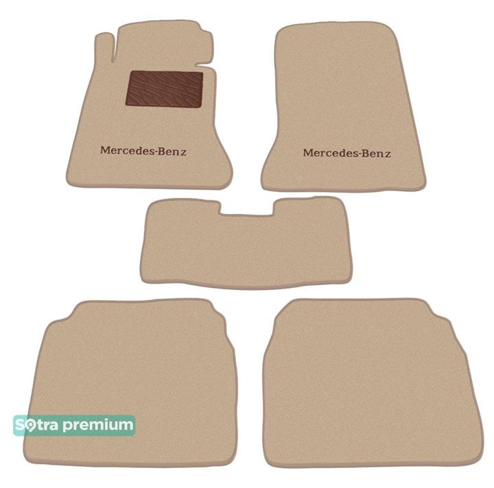 Sotra 00162-CH-BEIGE Interior mats Sotra two-layer beige for Mercedes E-class (1985-1995), set 00162CHBEIGE: Buy near me in Poland at 2407.PL - Good price!