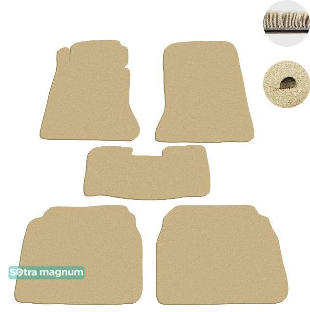 Sotra 00162-MG20-BEIGE Interior mats Sotra two-layer beige for Mercedes E-class (1985-1995), set 00162MG20BEIGE: Buy near me in Poland at 2407.PL - Good price!