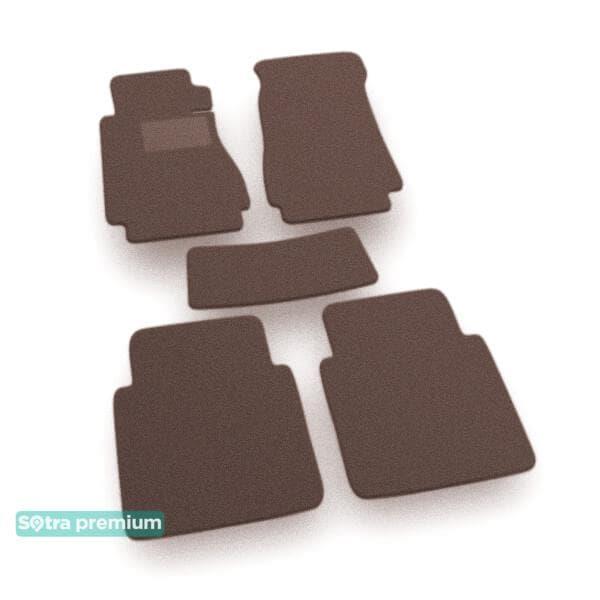 Sotra 00164-CH-CHOCO Interior mats Sotra two-layer brown for Mercedes 200 (1976-1986), set 00164CHCHOCO: Buy near me at 2407.PL in Poland at an Affordable price!