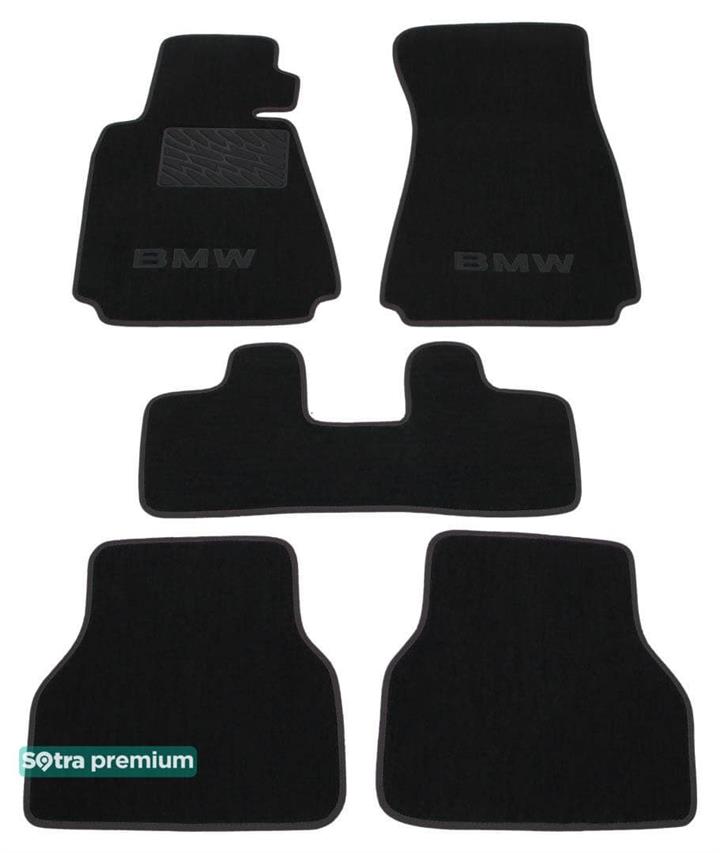 Sotra 00186-CH-BLACK Interior mats Sotra two-layer black for BMW 5-series (1996-2003), set 00186CHBLACK: Buy near me in Poland at 2407.PL - Good price!