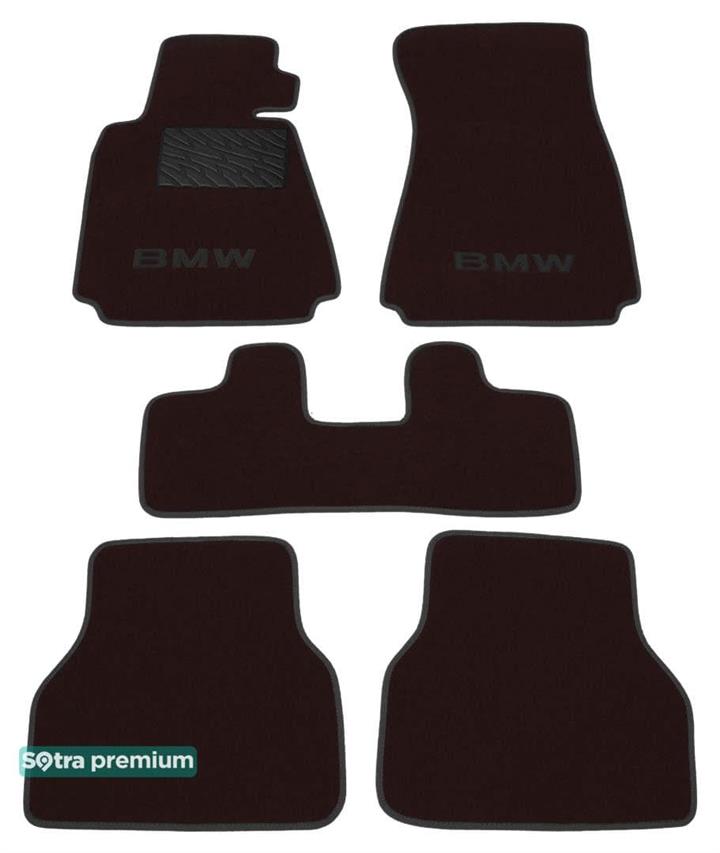 Sotra 00186-CH-CHOCO Interior mats Sotra two-layer brown for BMW 5-series (1996-2003), set 00186CHCHOCO: Buy near me in Poland at 2407.PL - Good price!