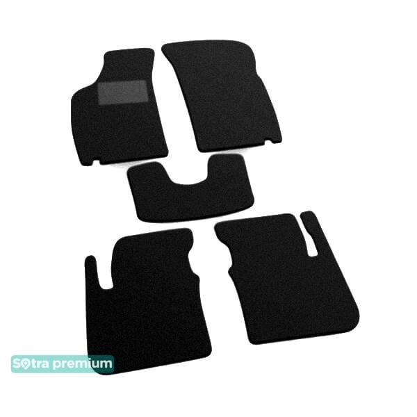 Sotra 00191-CH-BLACK Коврики салона Sotra двухслойные черные для Fiat Punto s (1993-1999), комплект 00191CHBLACK: Отличная цена - Купить в Польше на 2407.PL!