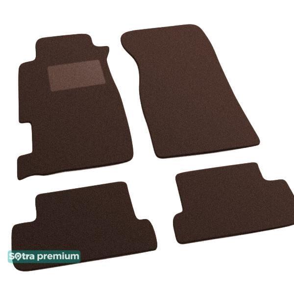 Sotra 00196-CH-CHOCO Interior mats Sotra two-layer brown for Honda Prelude (1991-1996), set 00196CHCHOCO: Buy near me in Poland at 2407.PL - Good price!