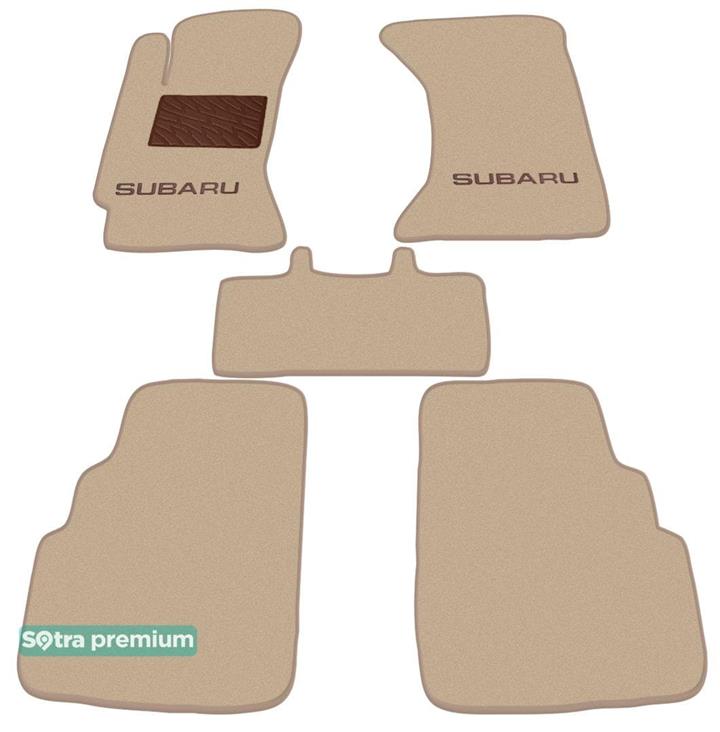 Sotra 00237-CH-BEIGE Interior mats Sotra two-layer beige for Subaru Impreza (1992-2000), set 00237CHBEIGE: Buy near me in Poland at 2407.PL - Good price!