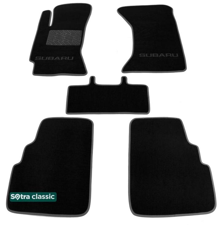 Sotra 00237-GD-BLACK Interior mats Sotra two-layer black for Subaru Impreza (1992-2000), set 00237GDBLACK: Buy near me in Poland at 2407.PL - Good price!