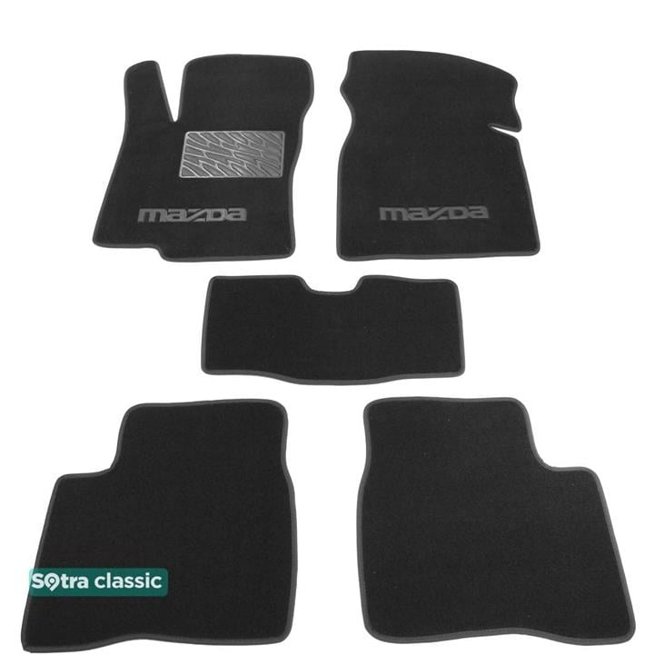Sotra 00281-GD-GREY Interior mats Sotra two-layer gray for Mazda 323f (1994-1998), set 00281GDGREY: Buy near me in Poland at 2407.PL - Good price!