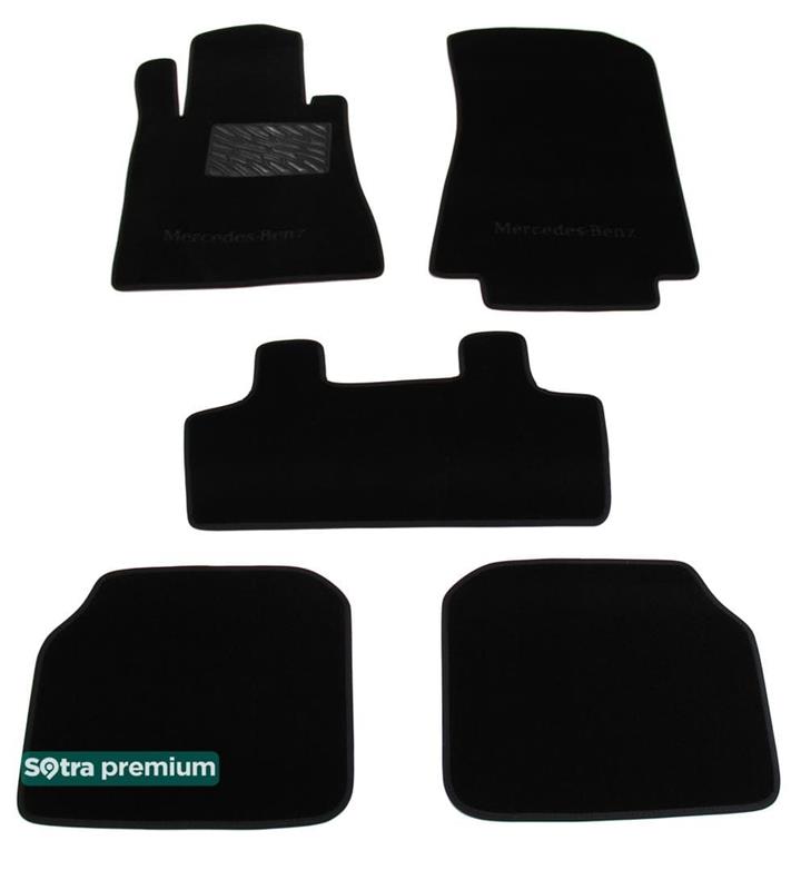 Sotra 00284-CH-BLACK Interior mats Sotra two-layer black for Mercedes S-class (1991-1998), set 00284CHBLACK: Buy near me in Poland at 2407.PL - Good price!