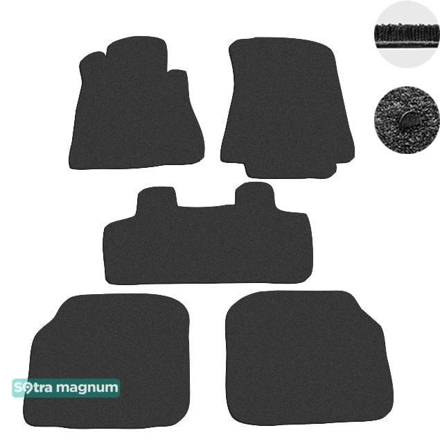 Sotra 00284-MG15-BLACK Interior mats Sotra two-layer black for Mercedes S-class (1991-1998), set 00284MG15BLACK: Buy near me in Poland at 2407.PL - Good price!