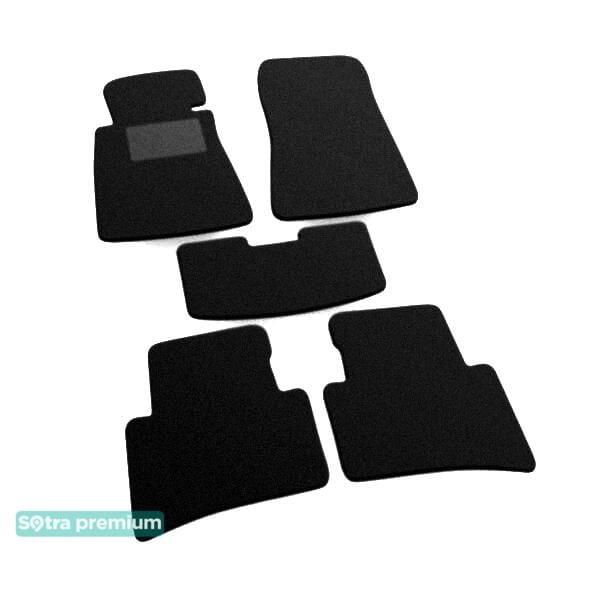 Sotra 00285-CH-BLACK Interior mats Sotra two-layer black for Mercedes C-class (1993-2000), set 00285CHBLACK: Buy near me in Poland at 2407.PL - Good price!