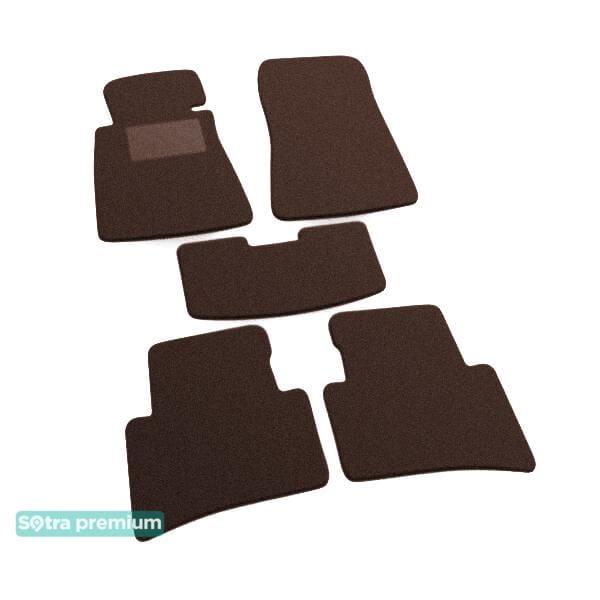 Sotra 00285-CH-CHOCO Interior mats Sotra two-layer brown for Mercedes C-class (1993-2000), set 00285CHCHOCO: Buy near me in Poland at 2407.PL - Good price!