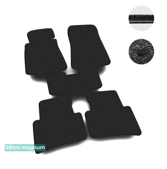 Sotra 00285-MG15-BLACK Interior mats Sotra two-layer black for Mercedes C-class (1993-2000), set 00285MG15BLACK: Buy near me in Poland at 2407.PL - Good price!