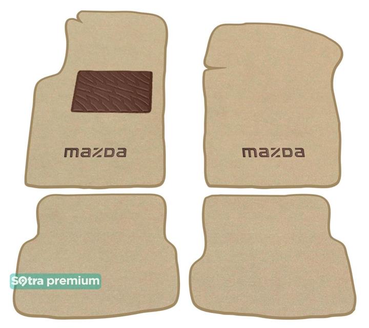 Sotra 00302-CH-BEIGE Interior mats Sotra two-layer beige for Mazda Mx-6 (1991-1997), set 00302CHBEIGE: Buy near me in Poland at 2407.PL - Good price!