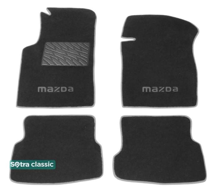 Sotra 00302-GD-GREY Interior mats Sotra two-layer gray for Mazda Mx-6 (1991-1997), set 00302GDGREY: Buy near me in Poland at 2407.PL - Good price!