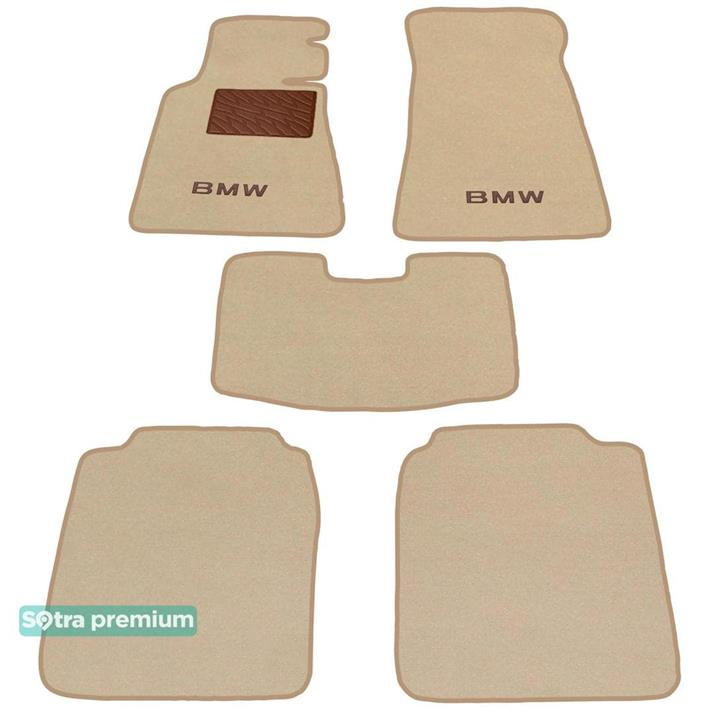 Sotra 00338-CH-BEIGE Interior mats Sotra two-layer beige for BMW 7-series (1986-1994), set 00338CHBEIGE: Buy near me in Poland at 2407.PL - Good price!
