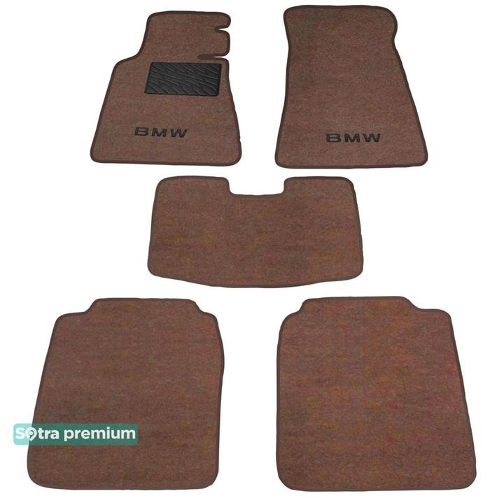 Sotra 00338-CH-CHOCO Interior mats Sotra two-layer brown for BMW 7-series (1986-1994), set 00338CHCHOCO: Buy near me in Poland at 2407.PL - Good price!