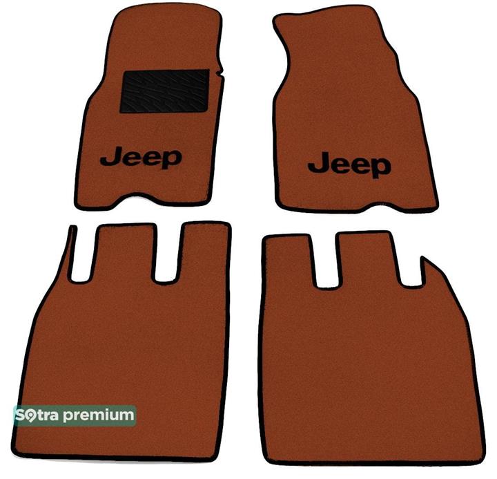 Sotra 00342-CH-TERRA Interior mats Sotra two-layer terracotta for Jeep Grand cherokee (1993-1998), set 00342CHTERRA: Buy near me in Poland at 2407.PL - Good price!
