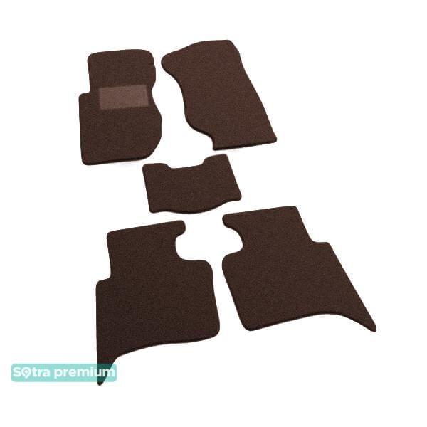 Sotra 00344-CH-CHOCO Interior mats Sotra two-layer brown for KIA Sportage (1993-2005), set 00344CHCHOCO: Buy near me in Poland at 2407.PL - Good price!