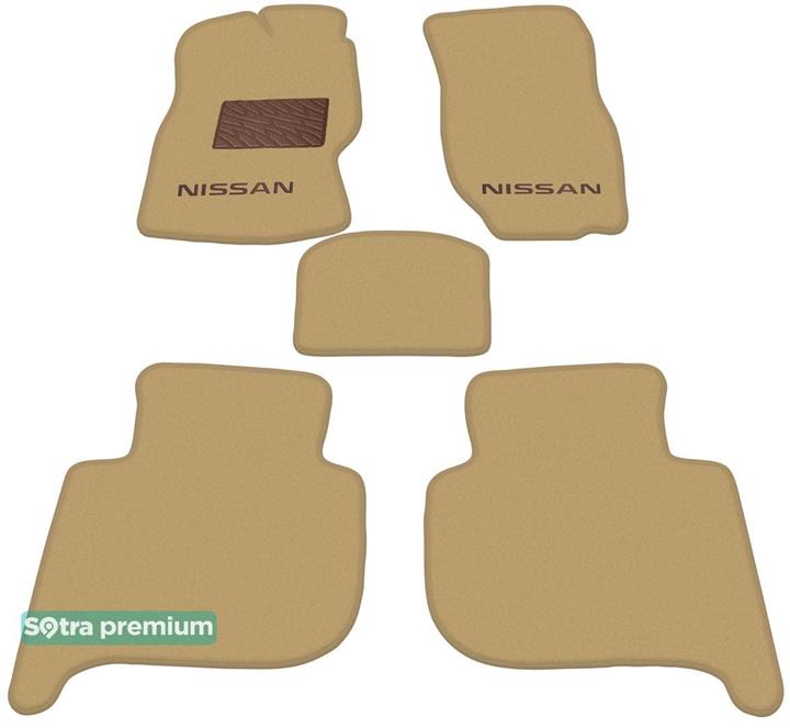 Sotra 00352-CH-BEIGE Interior mats Sotra two-layer beige for Nissan Terrano ii / mistral (1993-2006), set 00352CHBEIGE: Buy near me in Poland at 2407.PL - Good price!