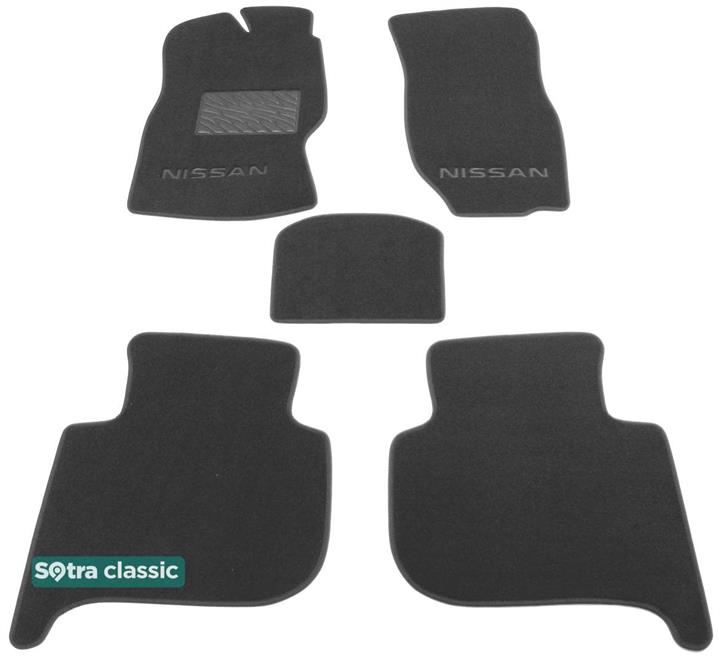 Sotra 00352-GD-BLACK Interior mats Sotra two-layer black for Nissan Terrano ii / mistral (1993-2006), set 00352GDBLACK: Buy near me in Poland at 2407.PL - Good price!