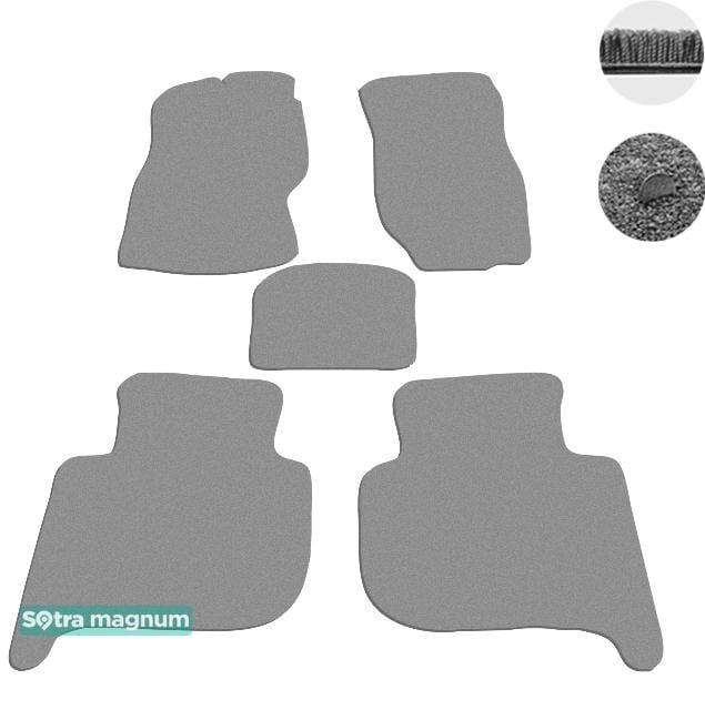 Sotra 00352-MG20-GREY Interior mats Sotra two-layer gray for Nissan Terrano ii / mistral (1993-2006), set 00352MG20GREY: Buy near me in Poland at 2407.PL - Good price!