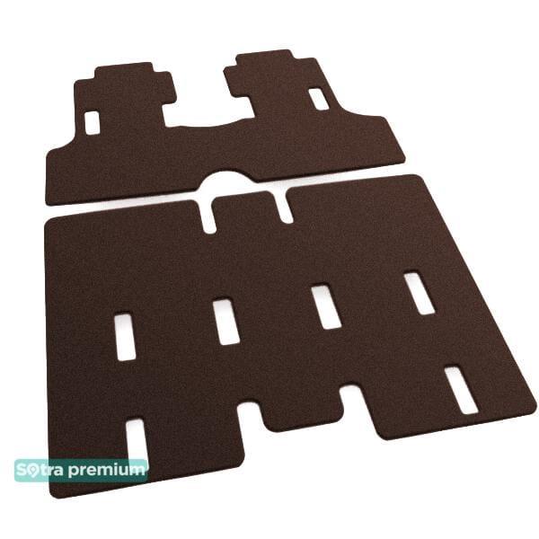 Sotra 00376-CH-CHOCO Interior mats Sotra two-layer brown for Mercedes Viano (1996-2003), set 00376CHCHOCO: Buy near me in Poland at 2407.PL - Good price!