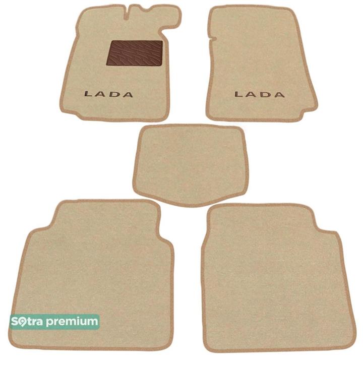 Sotra 00388-CH-BEIGE Interior mats Sotra two-layer beige for VAZ (Lada) 2101 / 2107 (1970-2012), set 00388CHBEIGE: Buy near me at 2407.PL in Poland at an Affordable price!