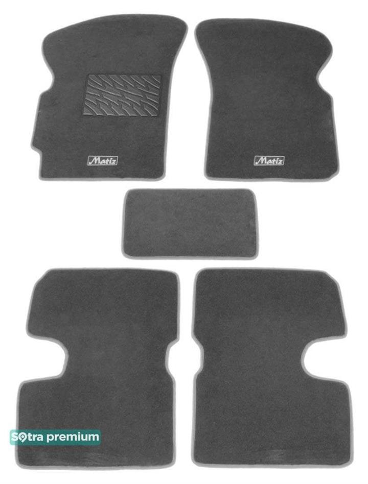 Sotra 00456-CH-GREY Interior mats Sotra two-layer gray for Daewoo Matiz (1998-2008), set 00456CHGREY: Buy near me in Poland at 2407.PL - Good price!