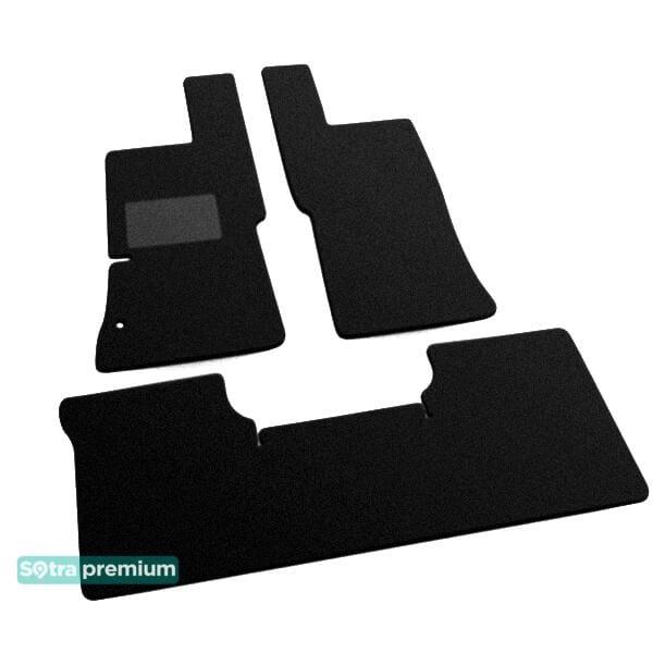 Sotra 00477-CH-BLACK Interior mats Sotra two-layer black for Mercedes G-class (1979-1992), set 00477CHBLACK: Buy near me in Poland at 2407.PL - Good price!