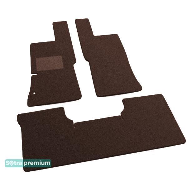 Sotra 00477-CH-CHOCO Interior mats Sotra two-layer brown for Mercedes G-class (1979-1992), set 00477CHCHOCO: Buy near me in Poland at 2407.PL - Good price!