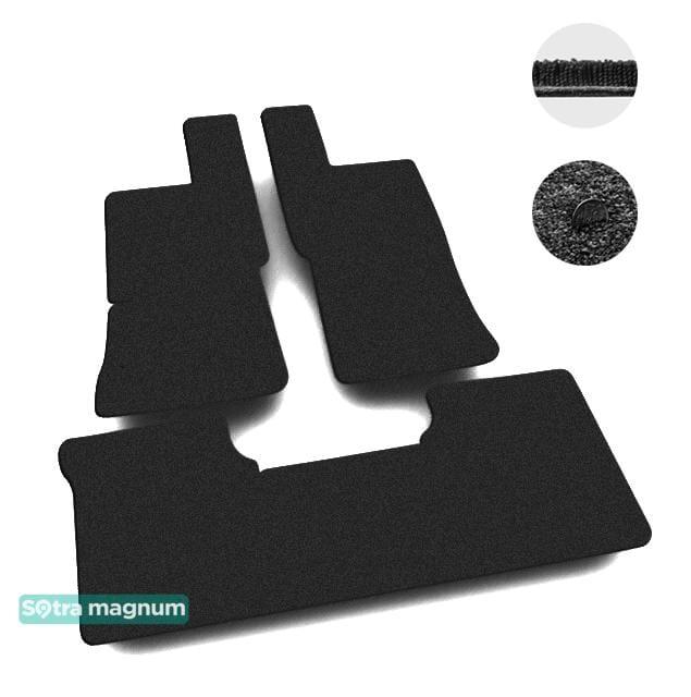 Sotra 00477-MG15-BLACK Interior mats Sotra two-layer black for Mercedes G-class (1979-1992), set 00477MG15BLACK: Buy near me in Poland at 2407.PL - Good price!