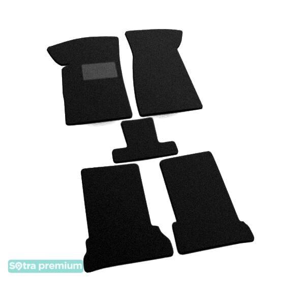 Sotra 00487-CH-BLACK Interior mats Sotra two-layer black for Volkswagen Passat (1981-1988), set 00487CHBLACK: Buy near me at 2407.PL in Poland at an Affordable price!