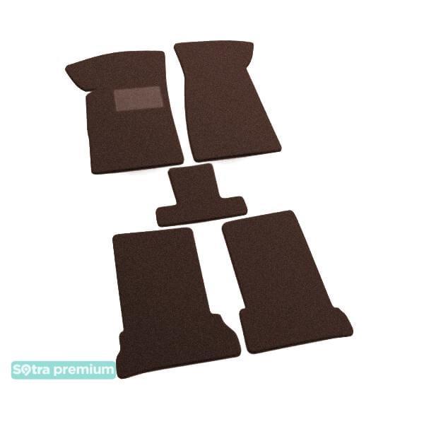 Sotra 00487-CH-CHOCO Interior mats Sotra two-layer brown for Volkswagen Passat (1981-1988), set 00487CHCHOCO: Buy near me in Poland at 2407.PL - Good price!