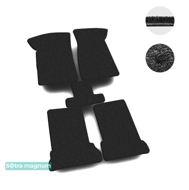 Sotra 00487-MG15-BLACK Interior mats Sotra two-layer black for Volkswagen Passat (1981-1988), set 00487MG15BLACK: Buy near me in Poland at 2407.PL - Good price!