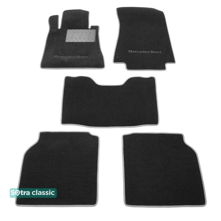 Sotra 00489-GD-GREY Interior mats Sotra two-layer gray for Mercedes S-class (1991-1998), set 00489GDGREY: Buy near me at 2407.PL in Poland at an Affordable price!